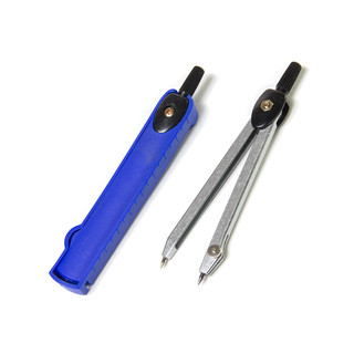 Циркуль Alingar, металлический 115 мм, грифель, пластиковый футляр