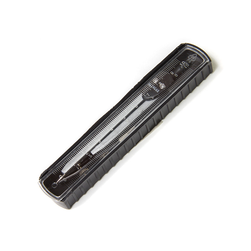 Циркуль Alingar, металлический 75 мм, линейка, пластиковый футляр