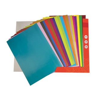 Цветная бумага 'Остров сокровищ' А3, 20 цветов, мелованная 3