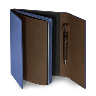 Ежедневник WALTZ недатированный А5 (15х21см) синий, 136 л, ар...