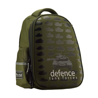 Рюкзак с эргономичной спинкой 'Танчики', темно-зеленый 2