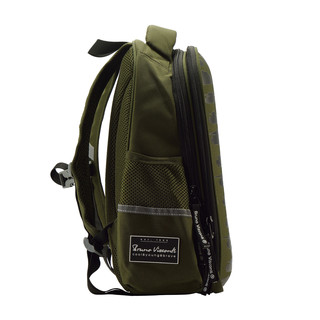 Рюкзак с эргономичной спинкой 'Танчики', темно-зеленый 3