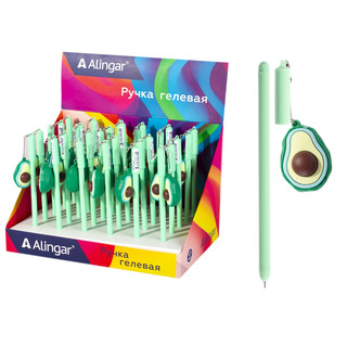 Ручка гелевая 'Авокадо' 0.5 мм, синяя, Alingar AL8407 2