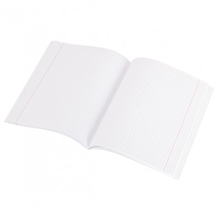 Тетрадь 48 л, А5, клетка, скрепка, бумвинил, зеленый, Alingar AL5466 2