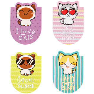 Закладки магнитные для книг, 4шт., MESHU 