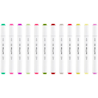 Набор маркеров для скетчинга MESHU, 12цв., цветочная гамма 2