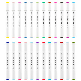 Набор маркеров для скетчинга MESHU, 24цв., основные цвета 2