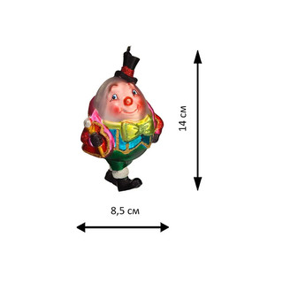 Елочное украшение 'Шалтай-Болтай в цилиндре' 14 см, Holiday Classics 2