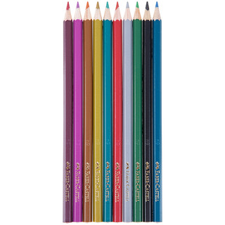 Карандаши цветные Faber-Castell 10 цветов, металлик 2