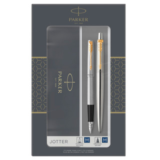 Набор Parker Jotter Stainless Steel GT: ручка шариковая 1.0мм...