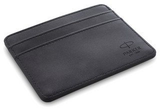 Набор Parker 2022: ручка перьевая Parker Urban Core F309, Black GT (Перо M) + чехол для карт 4