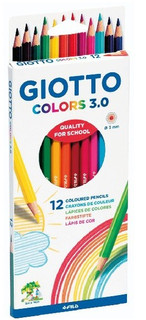 Карандаши цветные акварельные 'Colors 3.0' 12 цветов FILA-GIOTTO