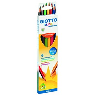 Набор карандашей "Giotto elios triangular" 6 цветов, арт.276000 FILA-GIOTTO