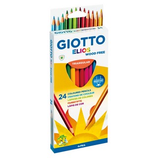 Карандаши полимерные 'Elios' 24 цвета, FILA-GIOTTO