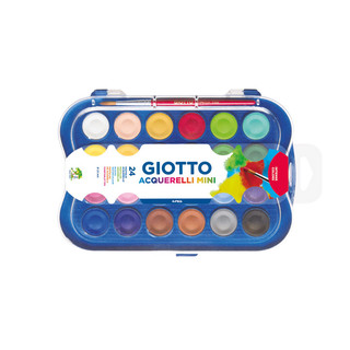 Сухая акварель в таблетках Giotto 'Colour Blocks Mini' 24 цвета