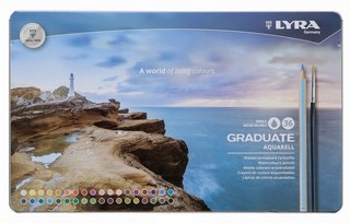 Карандаши 'Graduate Permanent', 36 цветов LYRA, в металлич.коробке