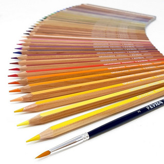 Карандаши цветные 'Graduate Aquarell', 36 цветов LYRA, в металлич.коробке 3