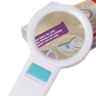 Лупа 82 мм с фонариком 5х, пластиковый корпус, картонная упаковка. ALINGAR 2