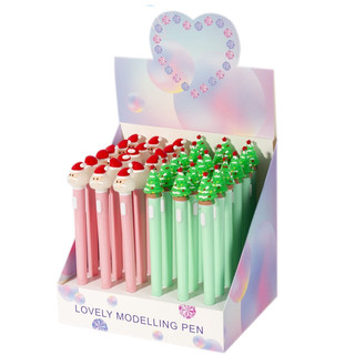 Ручка гелевая 'Новогодняя' с подсветкой, 0.5 мм, синяя, Alingar 2