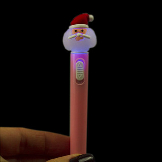 Ручка гелевая 'Новогодняя' с подсветкой, 0.5 мм, синяя, Alingar 5