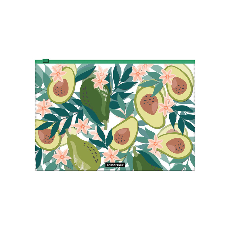 Zip-пакет пластиковый ErichKrauseR Avocado Dusk, A4 