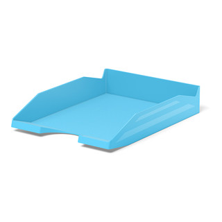 Лоток для бумаг пластиковый ErichKrauseR Office, Pastel, голубой