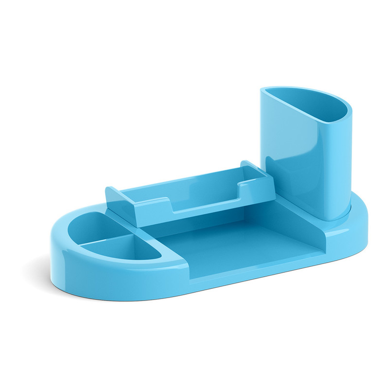 Подставка настольная пластиковая ErichKrauseR Harmony, Pastel, голубой