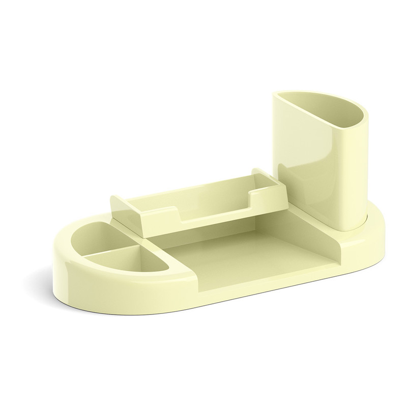 Подставка настольная пластиковая ErichKrauseR Harmony, Pastel, желтый