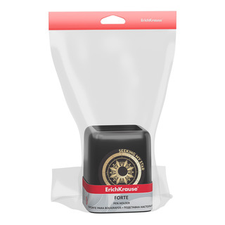 Подставка настольная пластиковая ErichKrauseR Forte, Magic Sky, черный 2