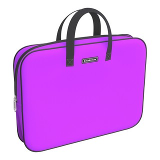 Папка текстильная Neon Violet, A4, на молнии, с ручками, Eric...