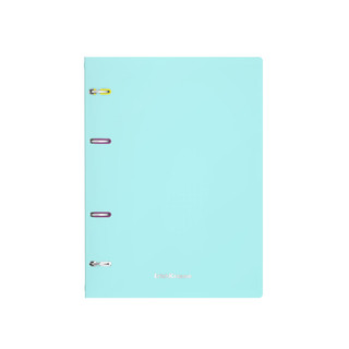 Тетрадь общая Pastel Mint, А5, 80 листов, клетка, с пластиковой обложкой на кольцах