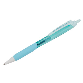 Ручка шариковая авт. UNI 'Jetstream SXN-101-07FL' синяя, 0,7 мм, грип, бирюзовый корпус