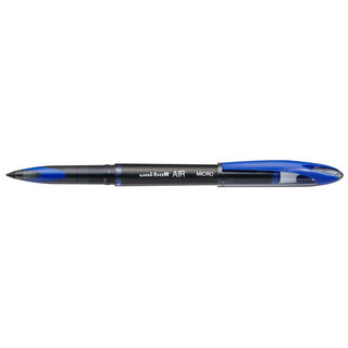 Ручка-роллер Uni-Ball Air UBA-188М, 0,28-0,45 мм, черно-синий корпус, чернила синие