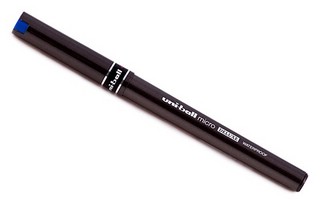 Ручка-роллер Uni-Ball micro DELUXE, 0.5 мм, синий