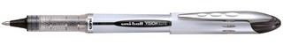 Ручка-роллер Uni-Ball. Vision Elite, корпус серебристый, 0,8 мм, линия 0,6 мм, чернила черные
