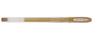 Ручка гелевая Uni-Ball Signo NOBLE METAL 0.8 мм, золото