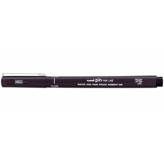 Ручка капиллярная Uni PIN 005-200, 0.05 мм, цвет черный 6
