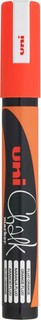Маркер меловой Uni, PWE-5M 1.8-2.5 мм, оранжевый