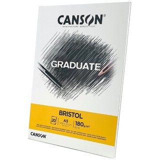 Бумага для графики 'Graduate Bristol' 180г/м2, A5, экстра-гладкая, 20 листов