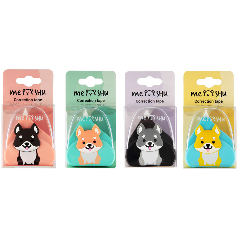 Корректирующая лента MESHU, 5мм*6м, пвх-бокс, европодвес, в асс. Цена за 1 шт.