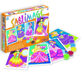 SentoSphere Набор для создания картины из песка 'Принцессы'