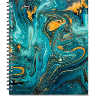 Бизнес-тетрадь на гребне 'Fluid', А5, 96 листов, клетка, бирю...