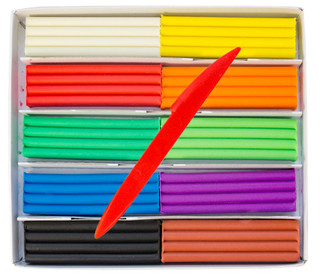 Пластилин плавающий 'Кроха', 10 цветов, ЛУЧ 3