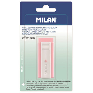 Ластик из пластика 'Milan. Office 320' розовый 2