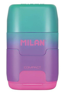 Набор ластик-точилка 'Milan. Compact' 2 сменных ластика, арт. BYM10451