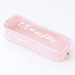 Пенал 'Happy day' 1 отделение на молнии, розовый, Kawaii Factory 5