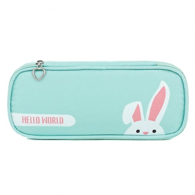 Пенал 'Hello world' голубой, артикул KW057-000792