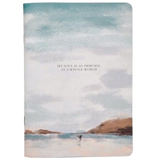 Тетрадь View.пляж, А5, 40 л, клетка, мягкий переплет, скрепка...