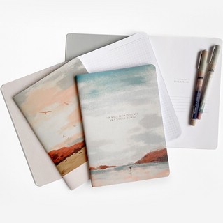 Тетрадь View.пляж, А5, 40 л, клетка, мягкий переплет, скрепка, Be Smart 5