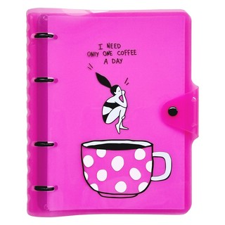 Тетрадь Situation.розовый А5, 120 л, клетка, на кольцах, Infolio Study 1